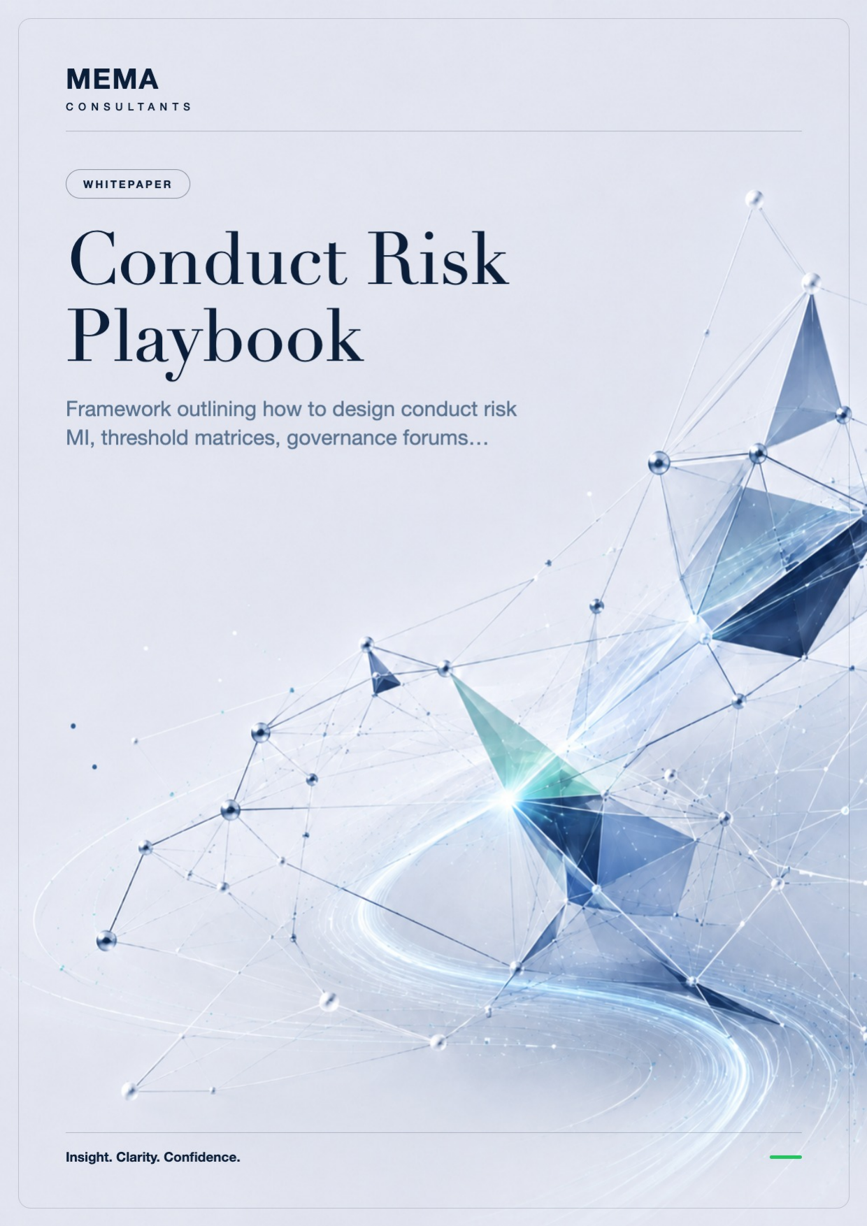 Conduct Risk Playbook cover