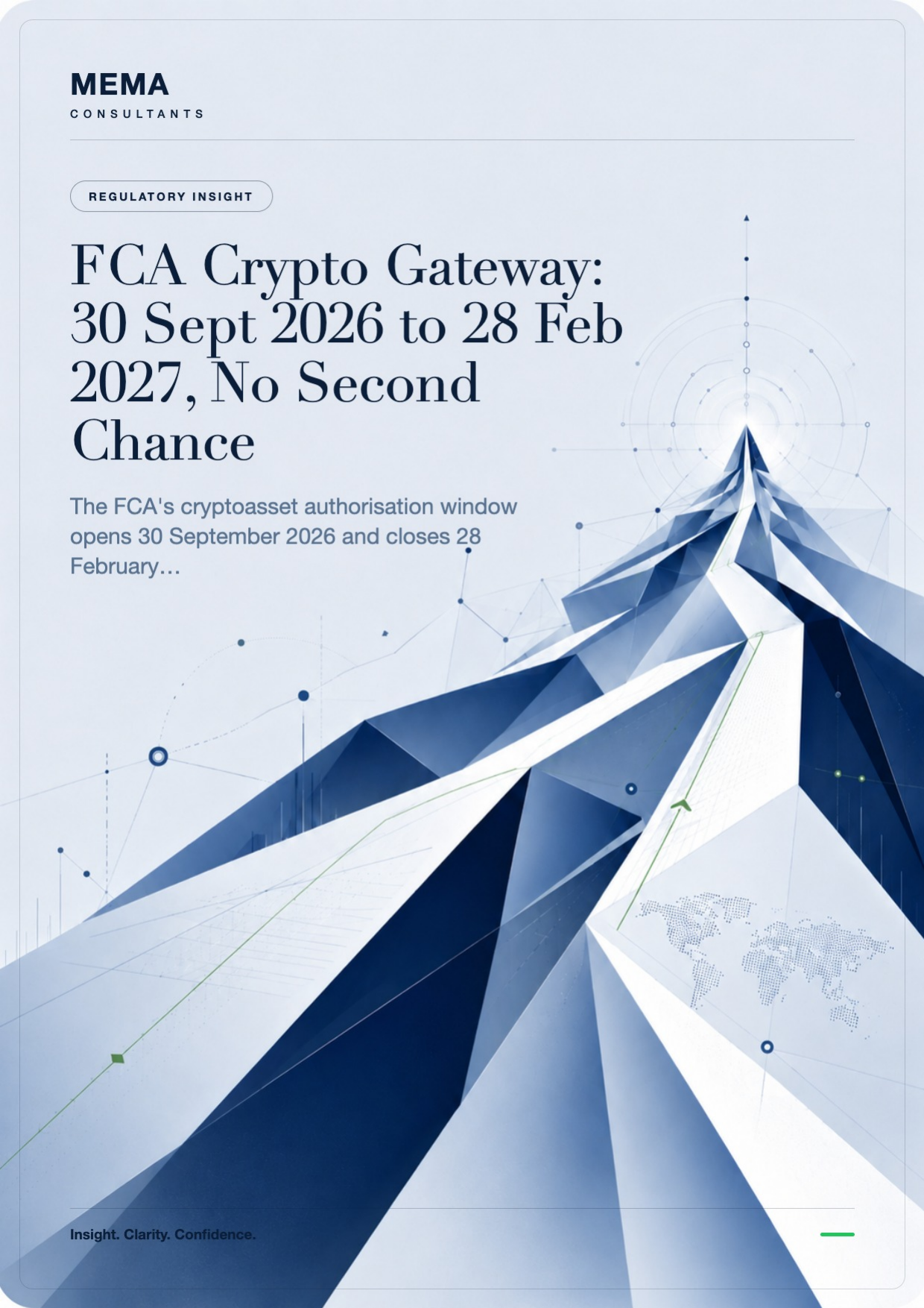 FCA Crypto Gateway: 30 Sept 2026 to 28 Feb 2027, No Second Chance cover