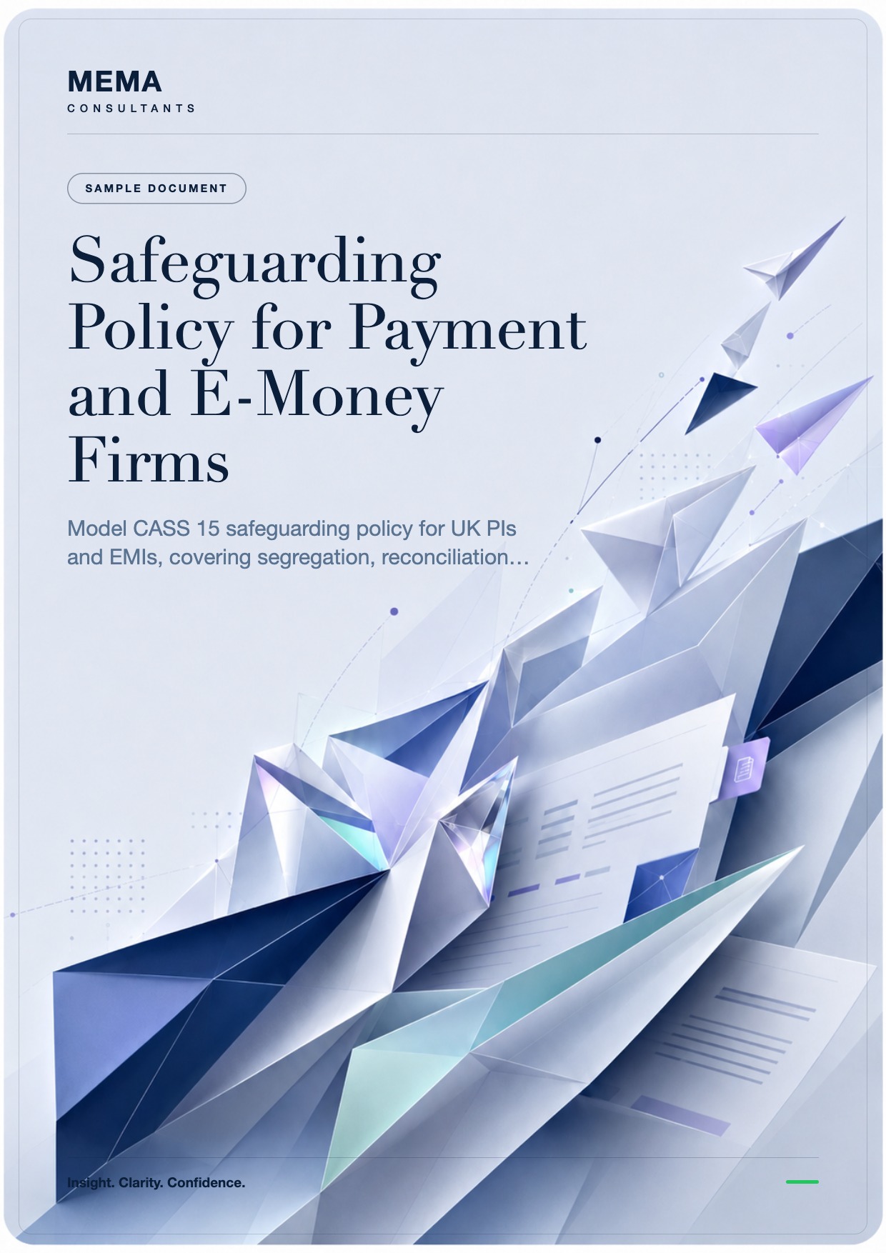 Safeguarding Policy for Payment and E-Money Firms cover