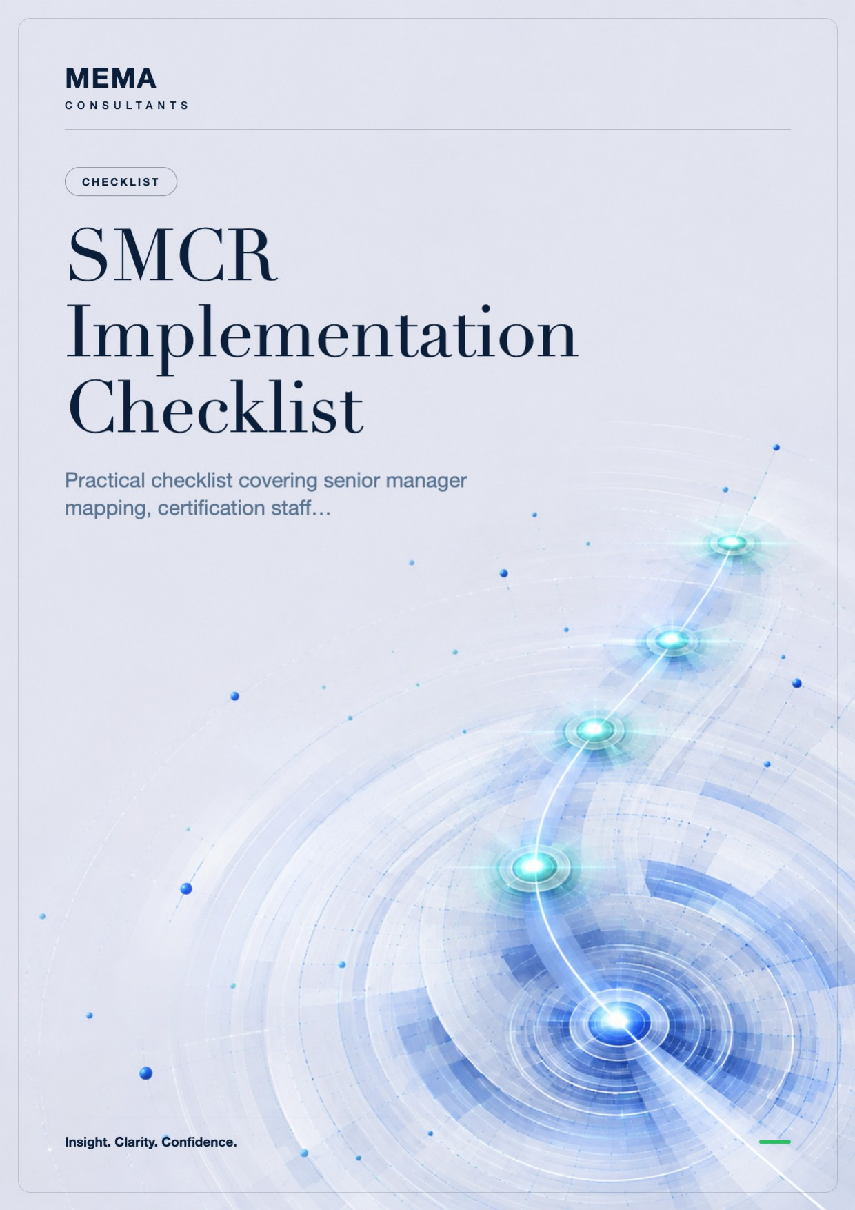 SMCR Implementation Checklist cover